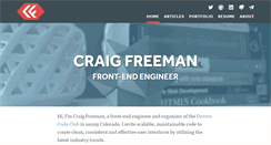 Desktop Screenshot of craigfreeman.net